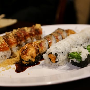 Mido Sushi - Mido roll, Deep Fried Tuna roll, Spicy Jalepeno Tuna roll, Asparagus Roll - Sushi Bars Near Me - Chandler, Arizona