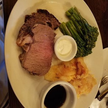 Jimmy's Kitchen and Bar - 11oz prime rib with au gratin potatoes and broccoli - American Near Me - Minnetonka, Minnesota Jimmy's Kitchen and Bar - 11oz prime rib with au gratin potatoes and broccoli - American Near Me - Minnetonka, Minnesota