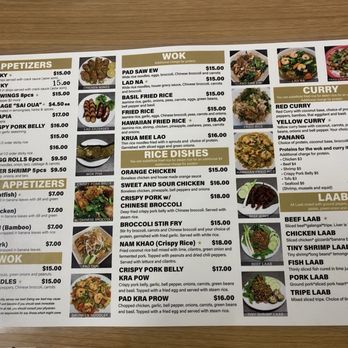 Harborside Cuisine  - menu - Laotian Near Me - San Diego, California