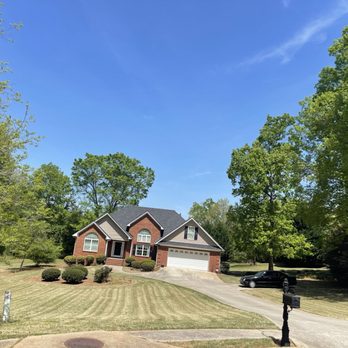 Georgia Precision Landscaping - the front of this home - Lawn Services Near Me