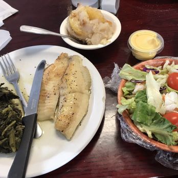 White House Restaurant - Thursday Meat and 1 Vegetable salad peach cobbler - Buffets Near Me - Warrior, Alabama