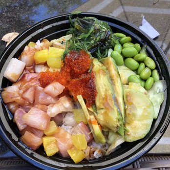 Quick Sushi - Hamachi poke bowl - Sushi Bars Near Me - Rohnert Park, California