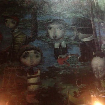 Diablo Burger - The mural on the wall of the patio area - Burgers Near Me - Flagstaff, Arizona
