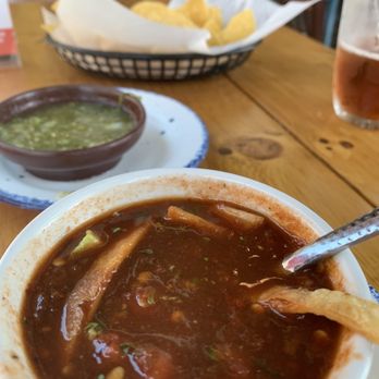 El Sabor Latin Kitchen - Tortilla soup (w out sour cream-vegan) and green salsa - Mexican Near Me - Pittsburgh, Pennsylvania El Sabor Latin Kitchen - Tortilla soup (w out sour cream-vegan) and green salsa - Mexican Near Me - Pittsburgh, Pennsylvania