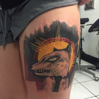 Prix Body Piercing - "Knife Man" by AJJ done by Andres - Piercing Near Me - Pasadena, California