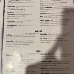 1840 Restaurant - Mains menu