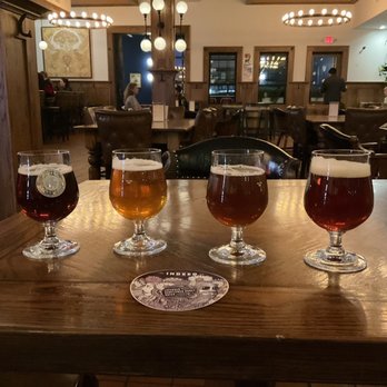 Indeed Brewing Company - Flight of 6 oz pours in taproom. - Breweries Near Me - Milwaukee, Wisconsin