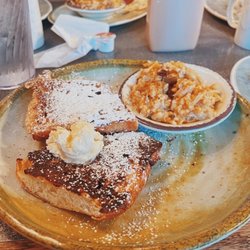 Yoder's Dutch Pantry - Cinnamon roll French toast, Dutch potato casserole