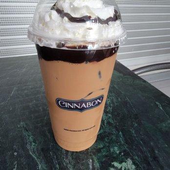 Cinnabon - "Regular" size mocha! I should've gotten a small! - Bakeries Near Me - Sacramento, California