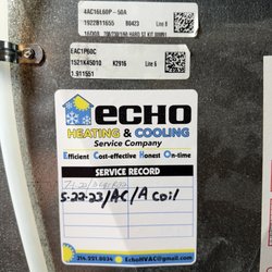 Josh Miller - Josh Miller d/b/a ECHO Heating and Cooling Service Company which evidently is not registered with the Missouri Secretary of State