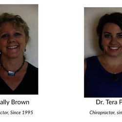 Brown Family Chiropractic - Our clnicians: Dr. Sally Brown & Dr. Tera Pfarr