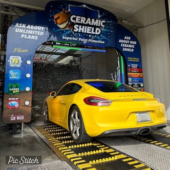 Whistle Express Car Wash - Ceramic Shield on the Porsche! 3 - Car Wash Near Me - Jacksonville, Florida Whistle Express Car Wash - Ceramic Shield on the Porsche! 3 - Car Wash Near Me - Jacksonville, Florida