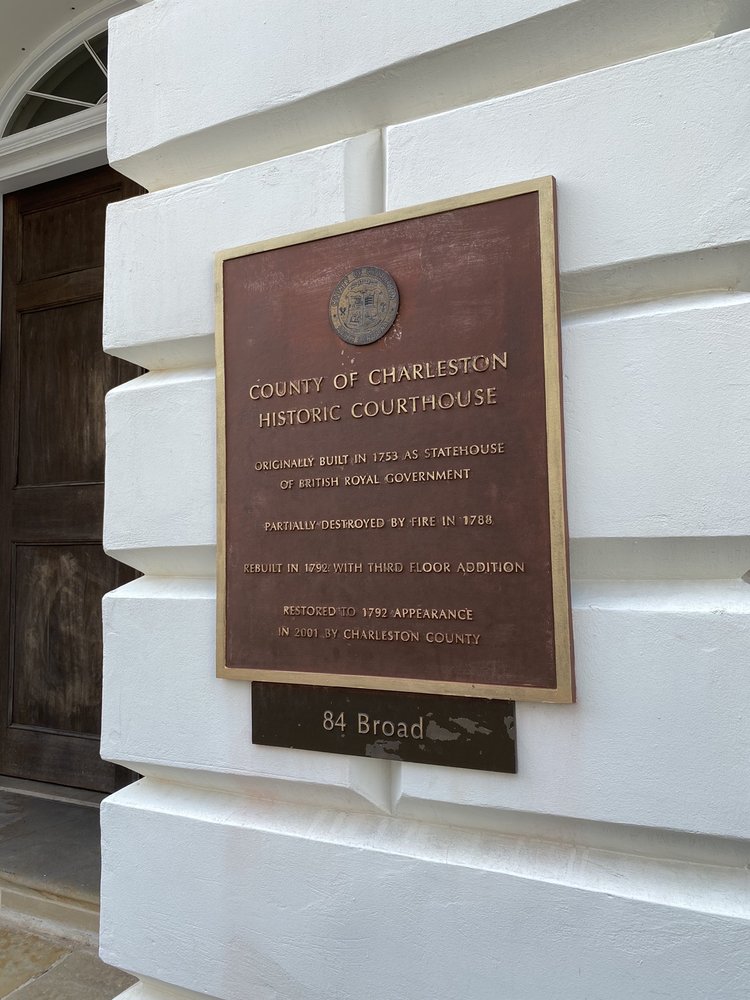 CHARLESTON COUNTY COURTHOUSE 84 Broad St, Charleston, SC Yelp