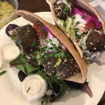 Sassool - Falafel Sandwich (Large) - Lebanese Near Me - Raleigh, North Carolina Sassool - Falafel Sandwich (Large) - Lebanese Near Me - Raleigh, North Carolina