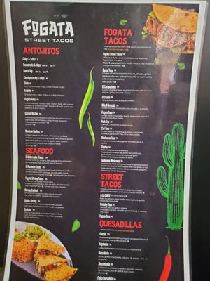 Menu photo 2 Fogata Street Tacos Warner Robins, GA Menu photo 2 Fogata Street Tacos Warner Robins, GA