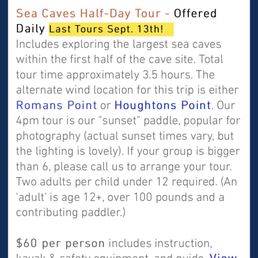 Age requirements from their website.