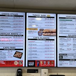Menu board