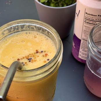 The Hidden Kitchen - Islay Immunity Smoothie Organic Banana, Pineapple, Orange Juice, Ginger, Turmeric, Bee Pollen (gf/v) Purple Rain CBD Whalebird Kombucha - Juice Bars & Smoothies Near Me - Cambria, California The Hidden Kitchen - Islay Immunity Smoothie Organic Banana, Pineapple, Orange Juice, Ginger, Turmeric, Bee Pollen (gf/v) Purple Rain CBD Whalebird Kombucha - Juice Bars & Smoothies Near Me - Cambria, California