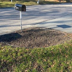 Fernandes Lawn Care & More - Before edge and mulching