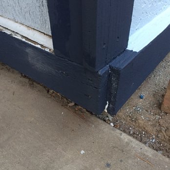 Powerup Construction - 10/4: post inspection shows the new trim not matched to corner - General Contractors Near Me