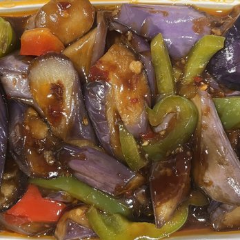 Blue Ginger - Chinese Eggplant in Garlic Sauce - Asian Fusion Near Me - Stamford, Connecticut