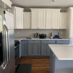 C&C Painting and Remodeling - Kitchen Remodel. New Counter tops and new cabinets.