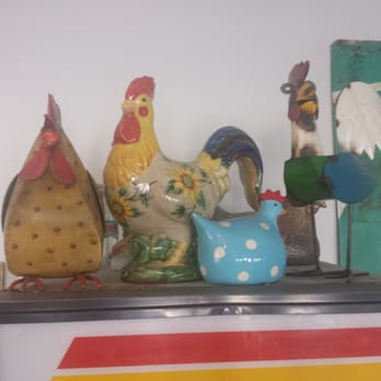 The Blue Hen Cafe - Lots of hens! - Southern Near Me - Saint Augustine, Florida