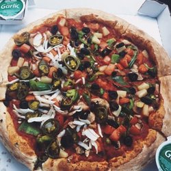 Papa Johns Pizza - All topped out less the cheese!
