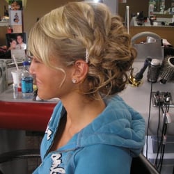 Stonehouse Hair and Nails - Awesome Up Do from the side