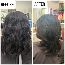 Wisdom Salon and Spa - Layered Wolf Cut | Hair by Ivy