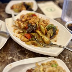 Joe's Shanghai - Scallop and Shrimp in garlic sauce