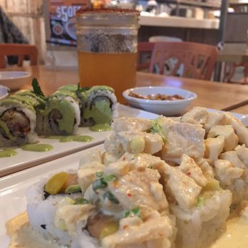 SuViche - Sushi and Ceviche - LA Cruda Verdad Cilantro Roll Suviche Roll Sushi White Hot Heat Roll Sushi - Sushi Bars Near Me - Miami Beach, Florida SuViche - Sushi and Ceviche - LA Cruda Verdad Cilantro Roll Suviche Roll Sushi White Hot Heat Roll Sushi - Sushi Bars Near Me - Miami Beach, Florida