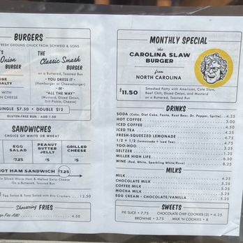 Hamburger America - Menu - Burgers Near Me - New York, New York Hamburger America - Menu - Burgers Near Me - New York, New York