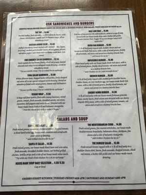 Menu photo 6 Cherry Street Kitchen Tulsa, OK