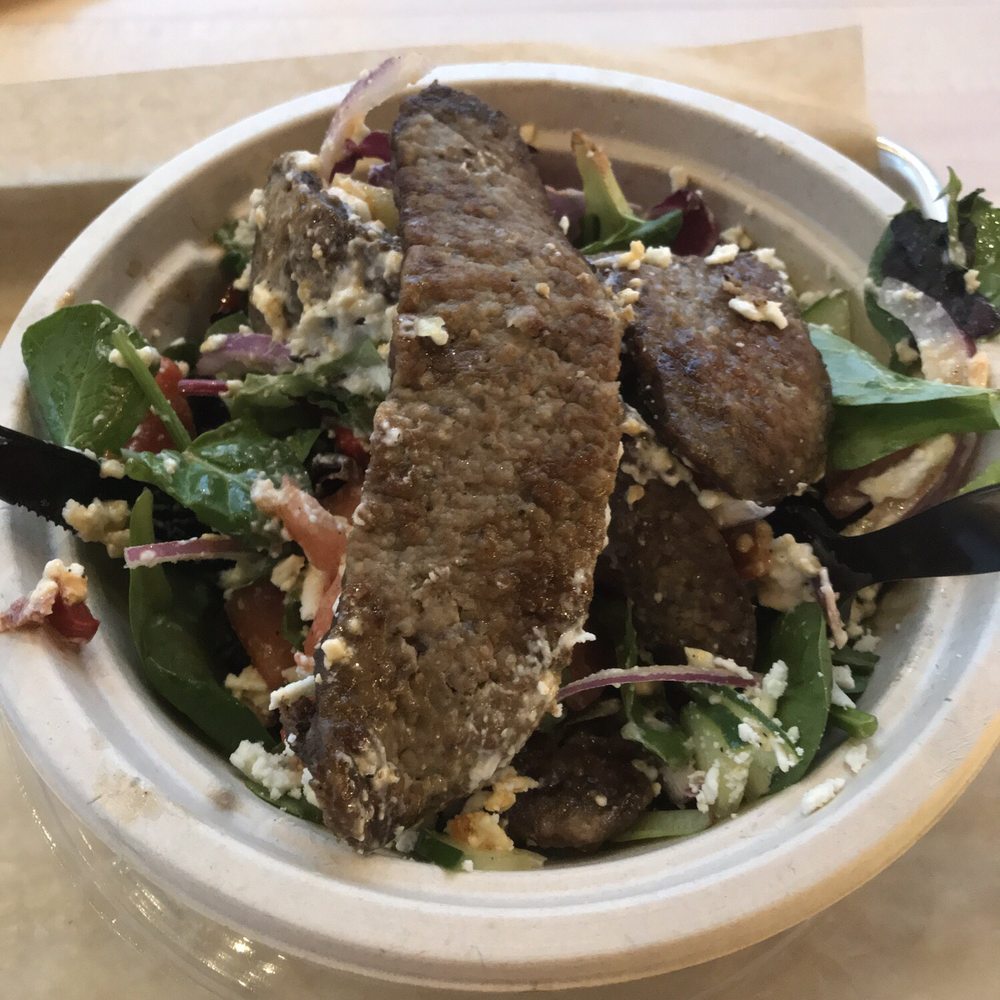 Rachel's Mediterranean Grill - Gyro Salad... it was good. - Mediterranean Near Me - Buffalo, New York