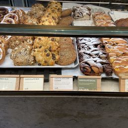 A portion of their pastry offerings A portion of their pastry offerings
