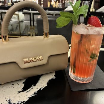 Bungalow Downtown Dining - Strawberry mojito mocktail - Steakhouses Near Me - Houston, Texas Bungalow Downtown Dining - Strawberry mojito mocktail - Steakhouses Near Me - Houston, Texas