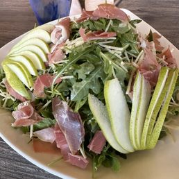 Pear/prosciutto salad Pear/prosciutto salad