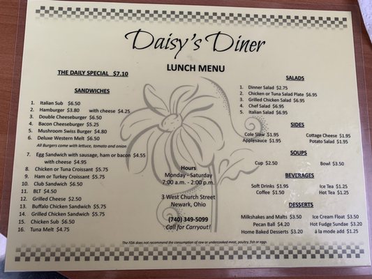 Daisy's Diner by null
