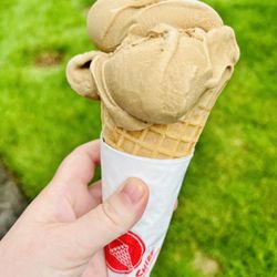The Chief Creamery - Mocha coffee single scoop.