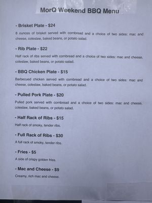 Menu photo 6 MorQ BBQ & Bakery Patagonia, AZ Menu photo 6 MorQ BBQ & Bakery Patagonia, AZ
