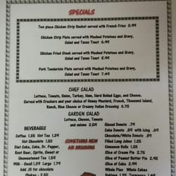 Here is one side of the menu, I recommend the philly, but that's what I had.