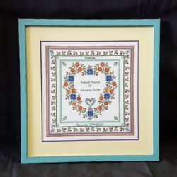 Artistic Expressions Custom Picture Framing - Keepsake of this lovey needle point! Frames to last with museum glass and all acid free products.