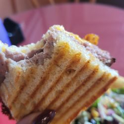 Olexa's Cafe, Cakes, and Catering - Beef and cheddar panini