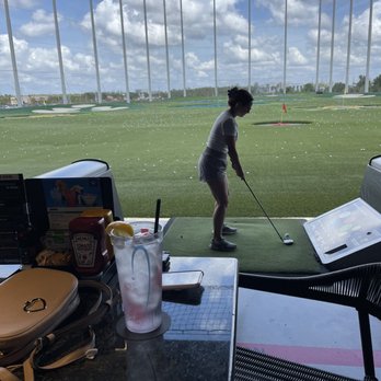 Topgolf - View from our table - Golf Near Me - Fort Myers, Florida Topgolf - View from our table - Golf Near Me - Fort Myers, Florida