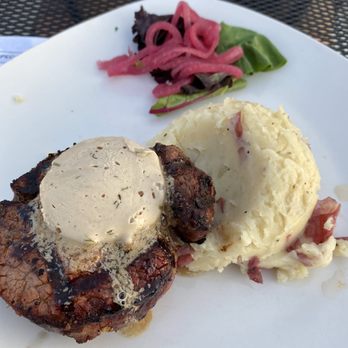 CHOP - Filet Mignon with CHOP Compound Butter and Smashed Red Potatoes - Steakhouses Near Me - Sister Bay, Wisconsin