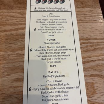 Yonsei Handrolls - Sushi Bars Near Me - Albany, California