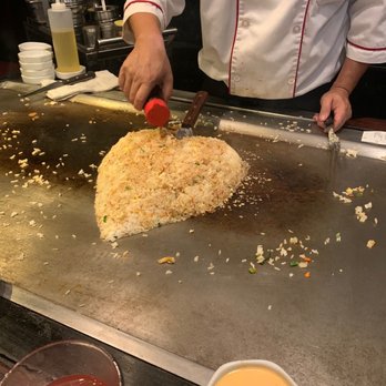Benihana - Miramar - Heart shaped fried rice that Tak made us - Sushi Bars Near Me - Miramar, Florida Benihana - Miramar - Heart shaped fried rice that Tak made us - Sushi Bars Near Me - Miramar, Florida