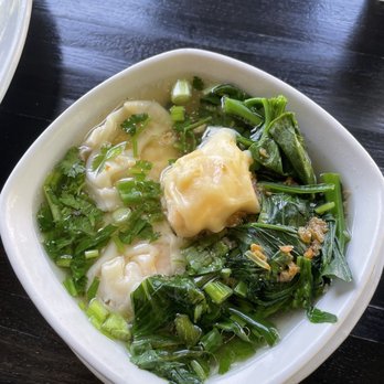 Thai Bloom - Delicious Prawn Wonton Soup. There's a whole prawn in every wonton! - Thai Near Me - Beaverton, Oregon Thai Bloom - Delicious Prawn Wonton Soup. There's a whole prawn in every wonton! - Thai Near Me - Beaverton, Oregon