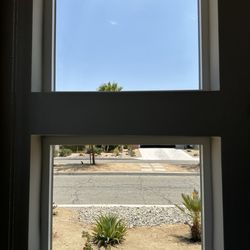 Swain Window Cleaning Inc  - Inside the front bedroom window.